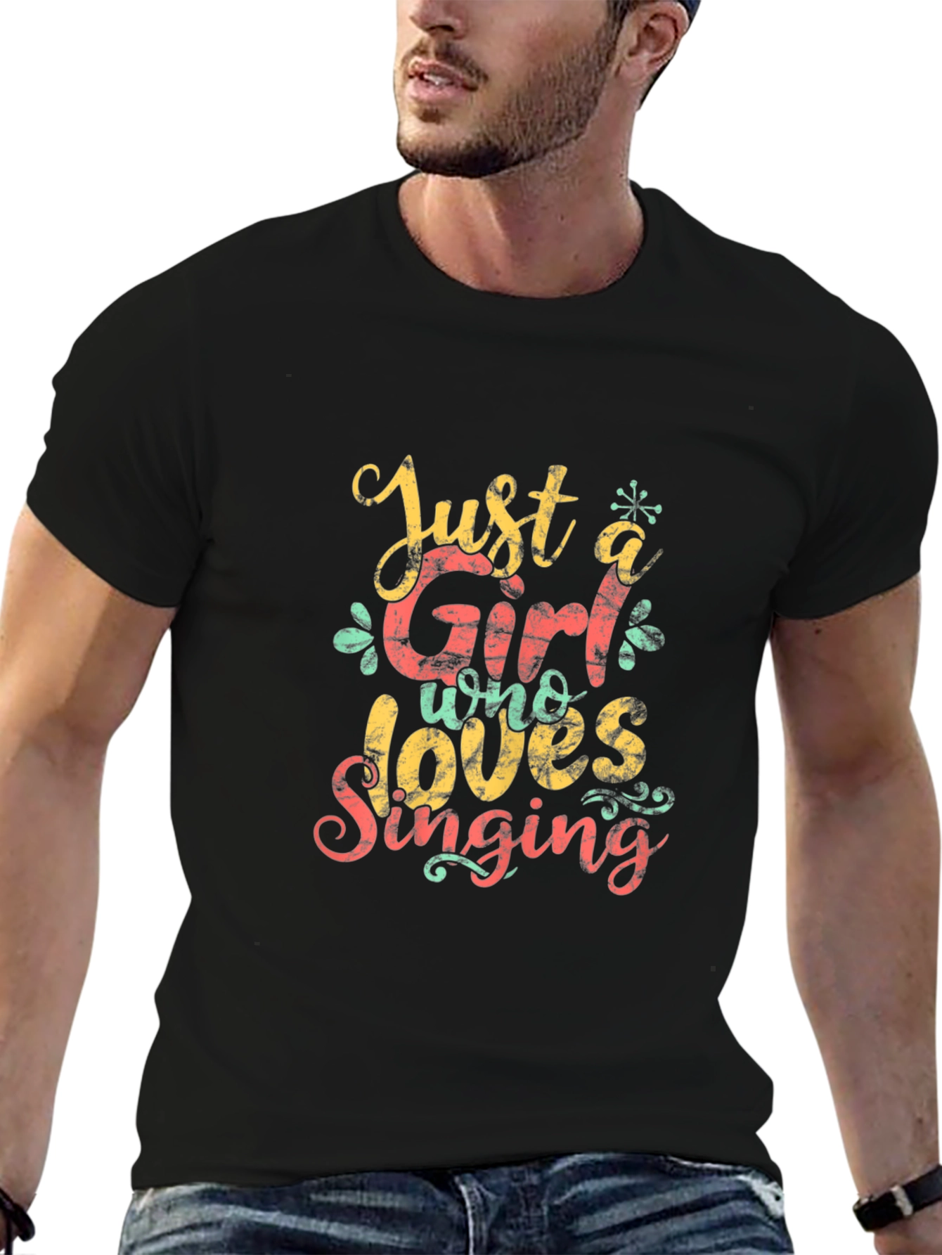 Just a Girl Who Loves Singing T-Shirt