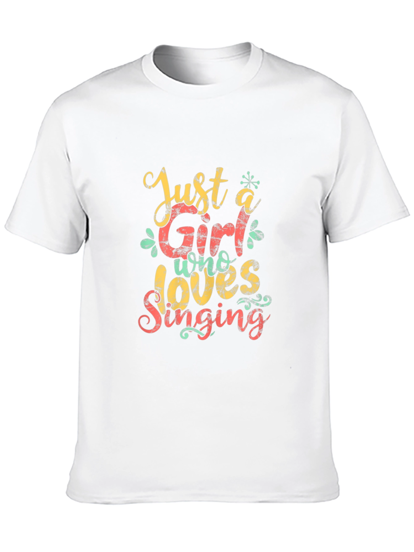 Just a Girl Who Loves Singing T-Shirt