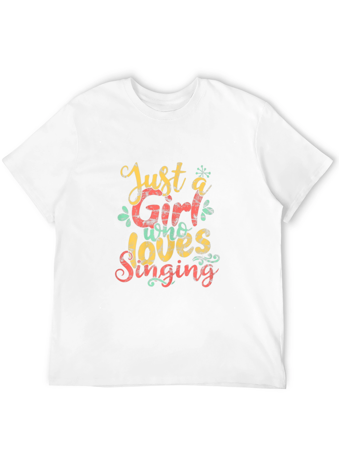 Just a Girl Who Loves Singing T-Shirt