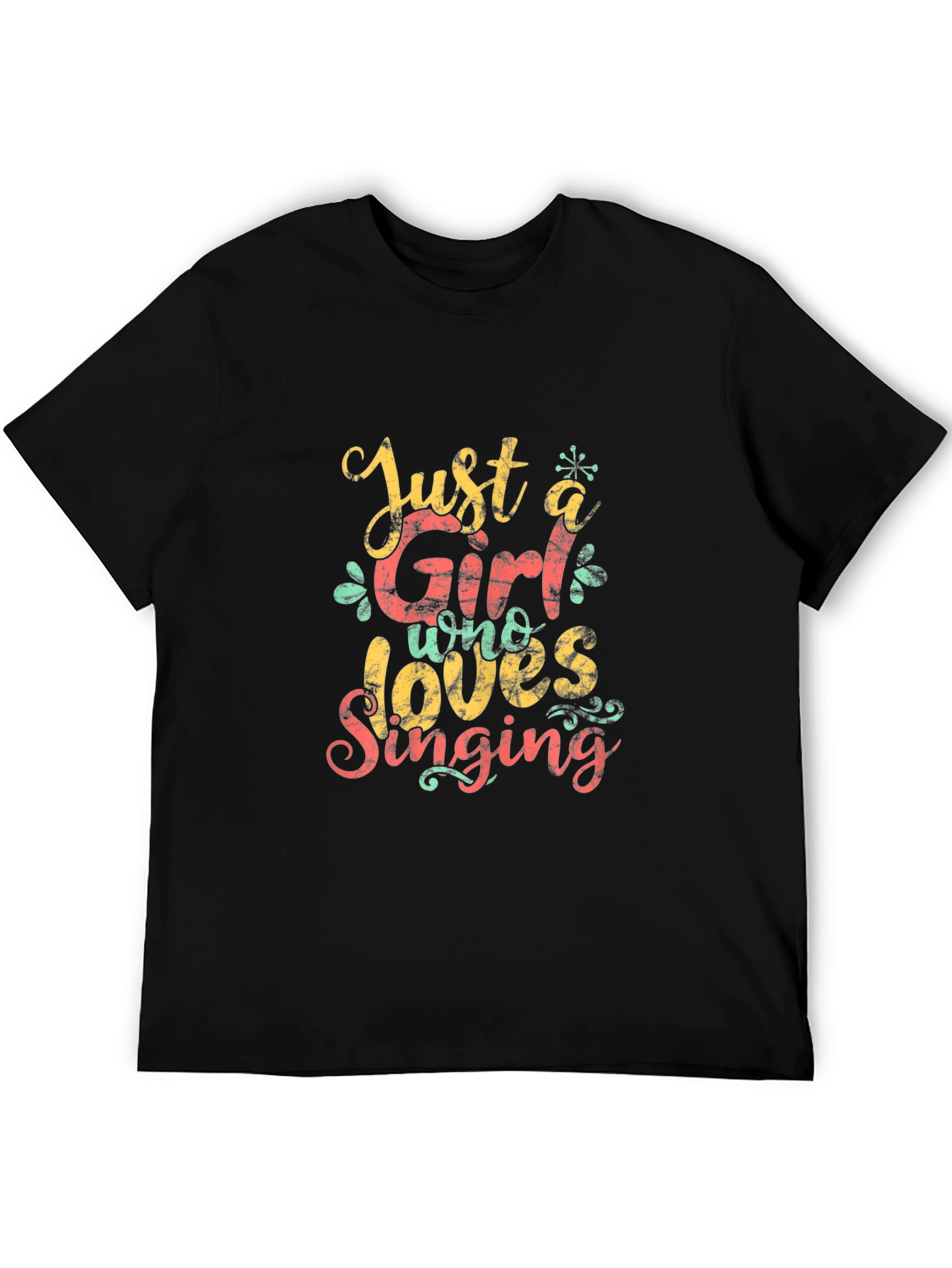 Just a Girl Who Loves Singing T-Shirt