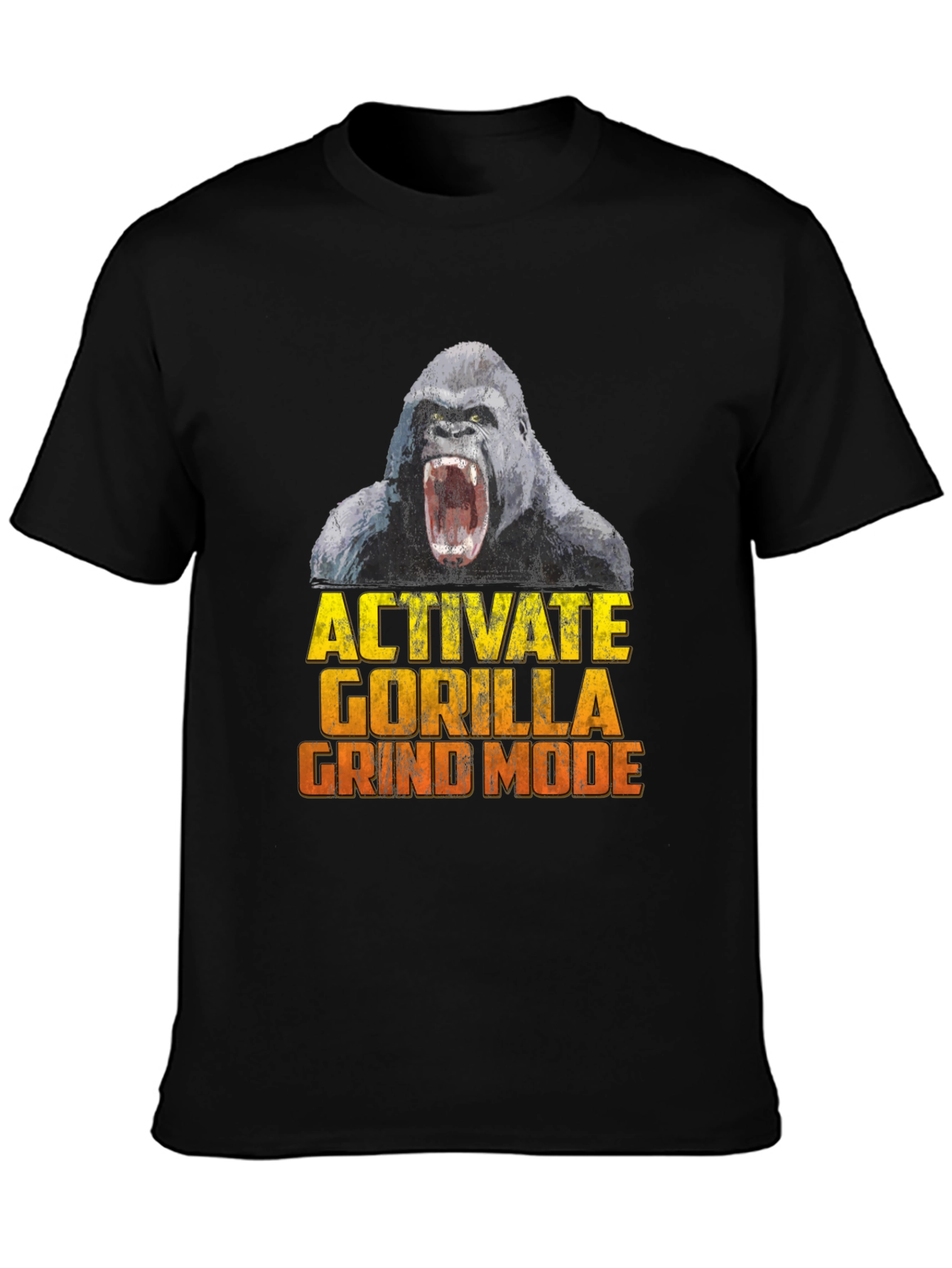 Activate Gorilla Grind Mode Black T-Shirt