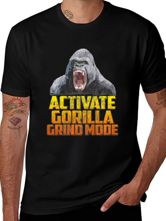 Activate Gorilla Grind Mode Black T-Shirt