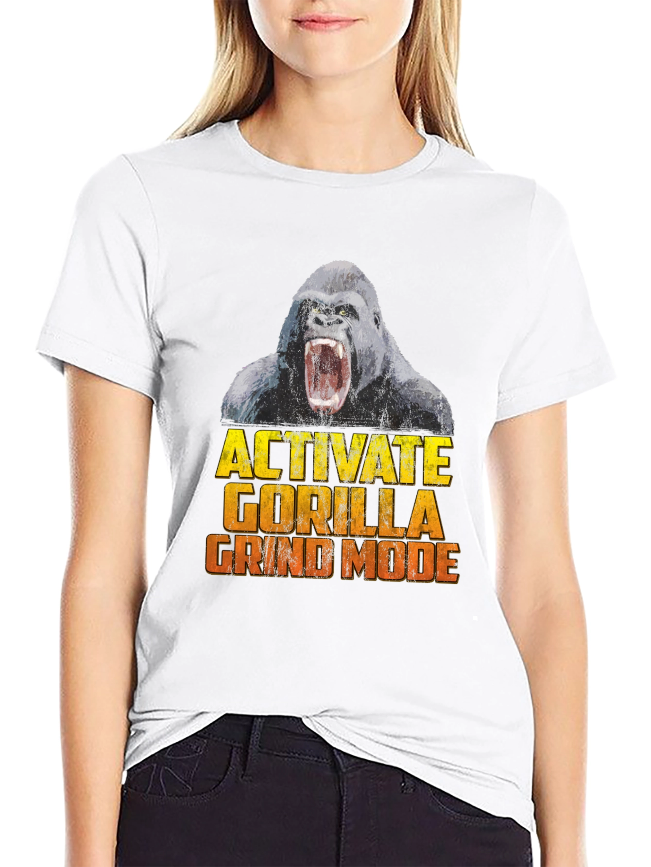 Activate Gorilla Grind Mode Black T-Shirt