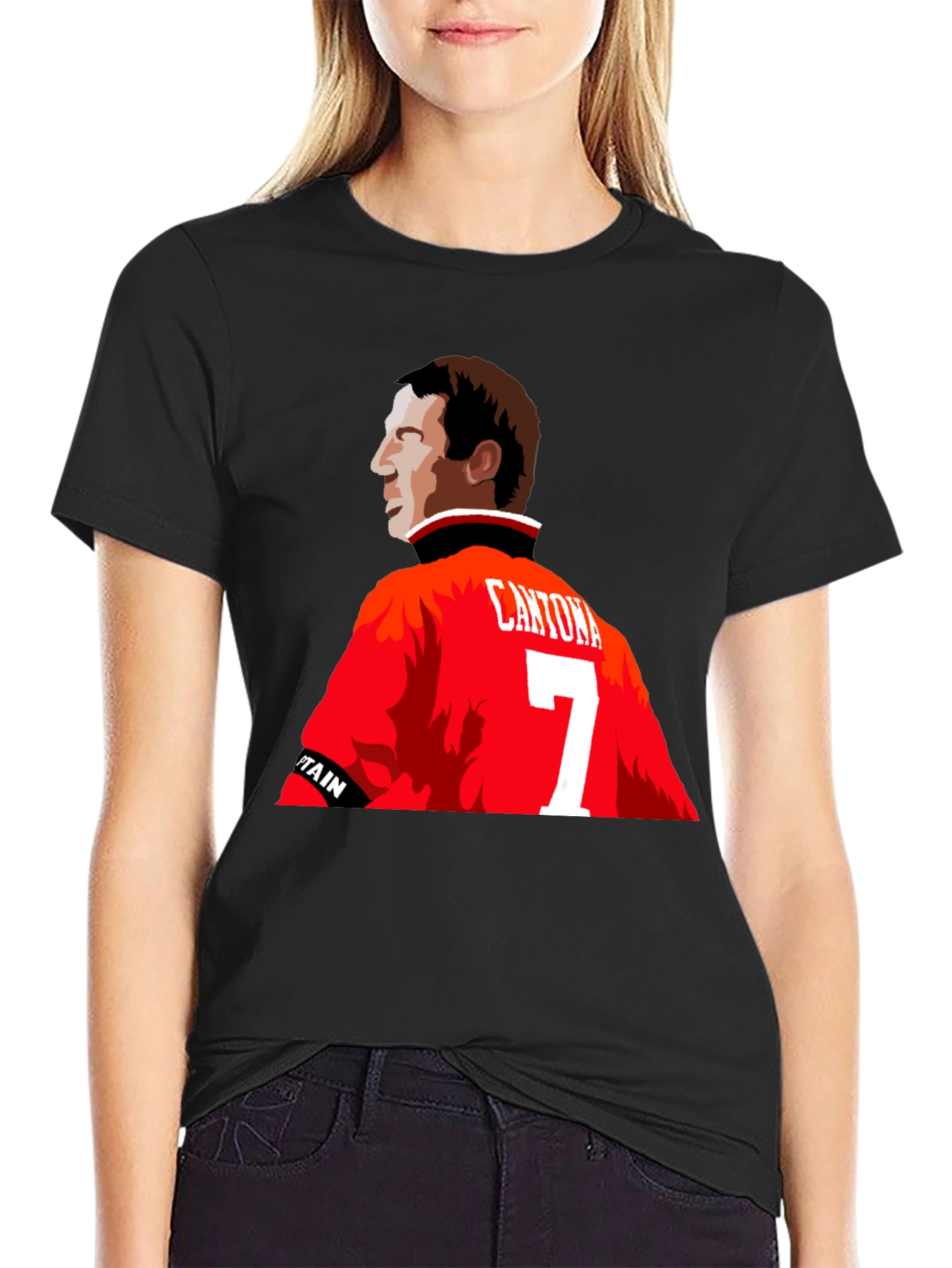 Cantona 7 T-Shirt - Manchester United Legend
