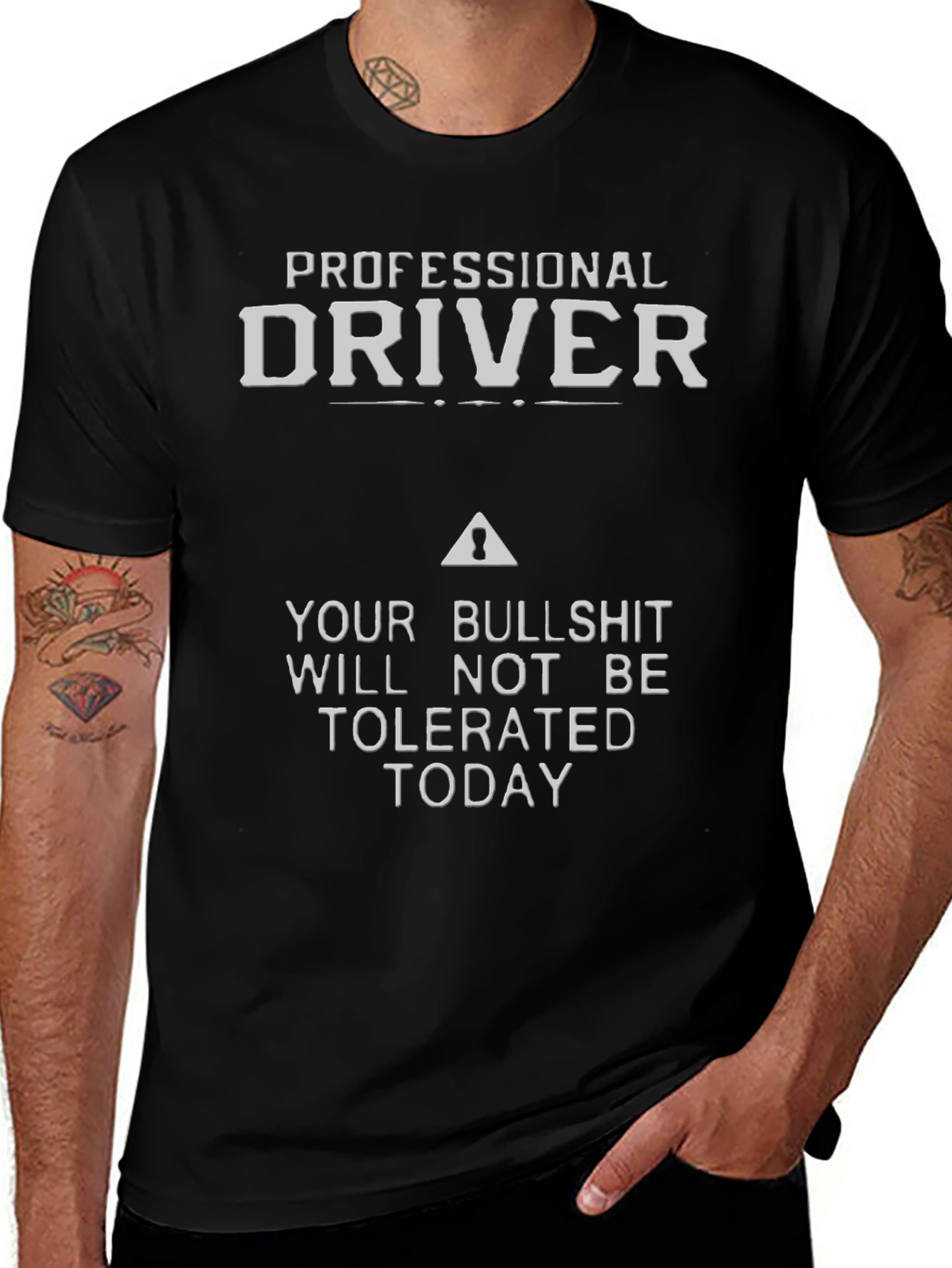 Professional Driver Funny Graphic T-Shirt