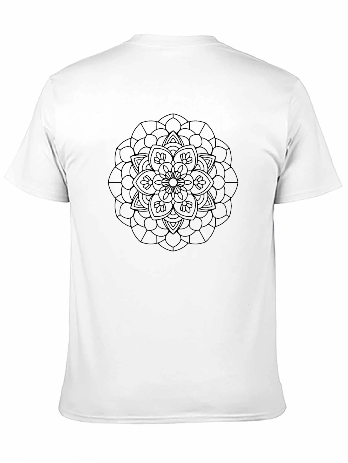 Black Mandala Graphic T-Shirt