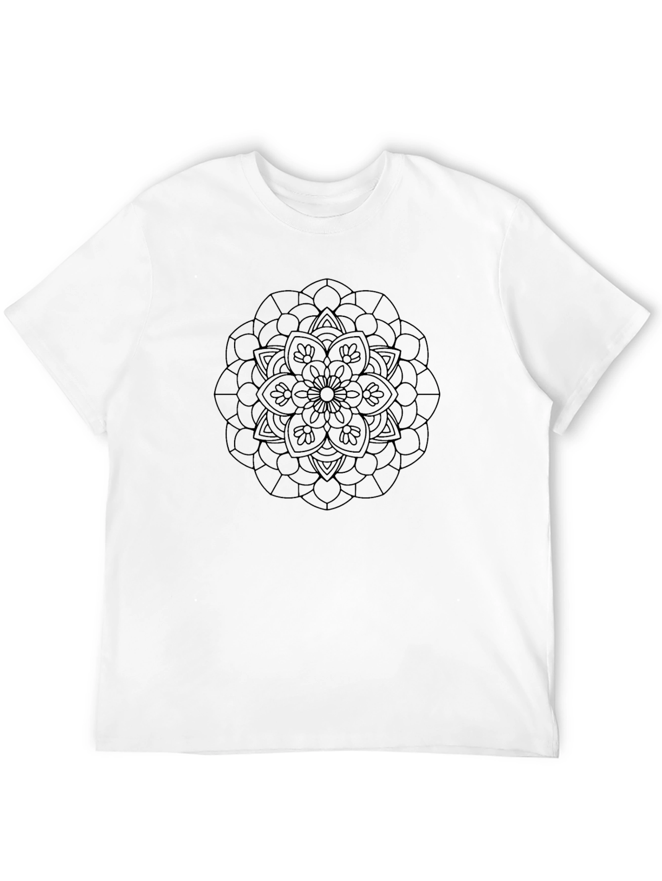 Black Mandala Graphic T-Shirt