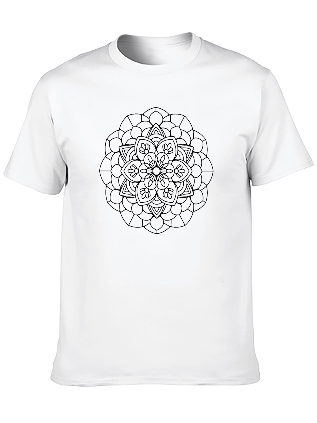 Black Mandala Graphic T-Shirt