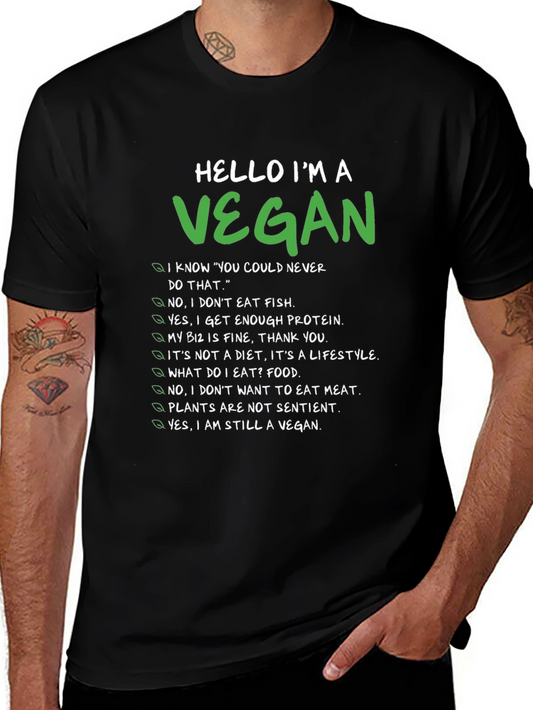 Vegan Statement T-Shirt - Funny & Comfortable