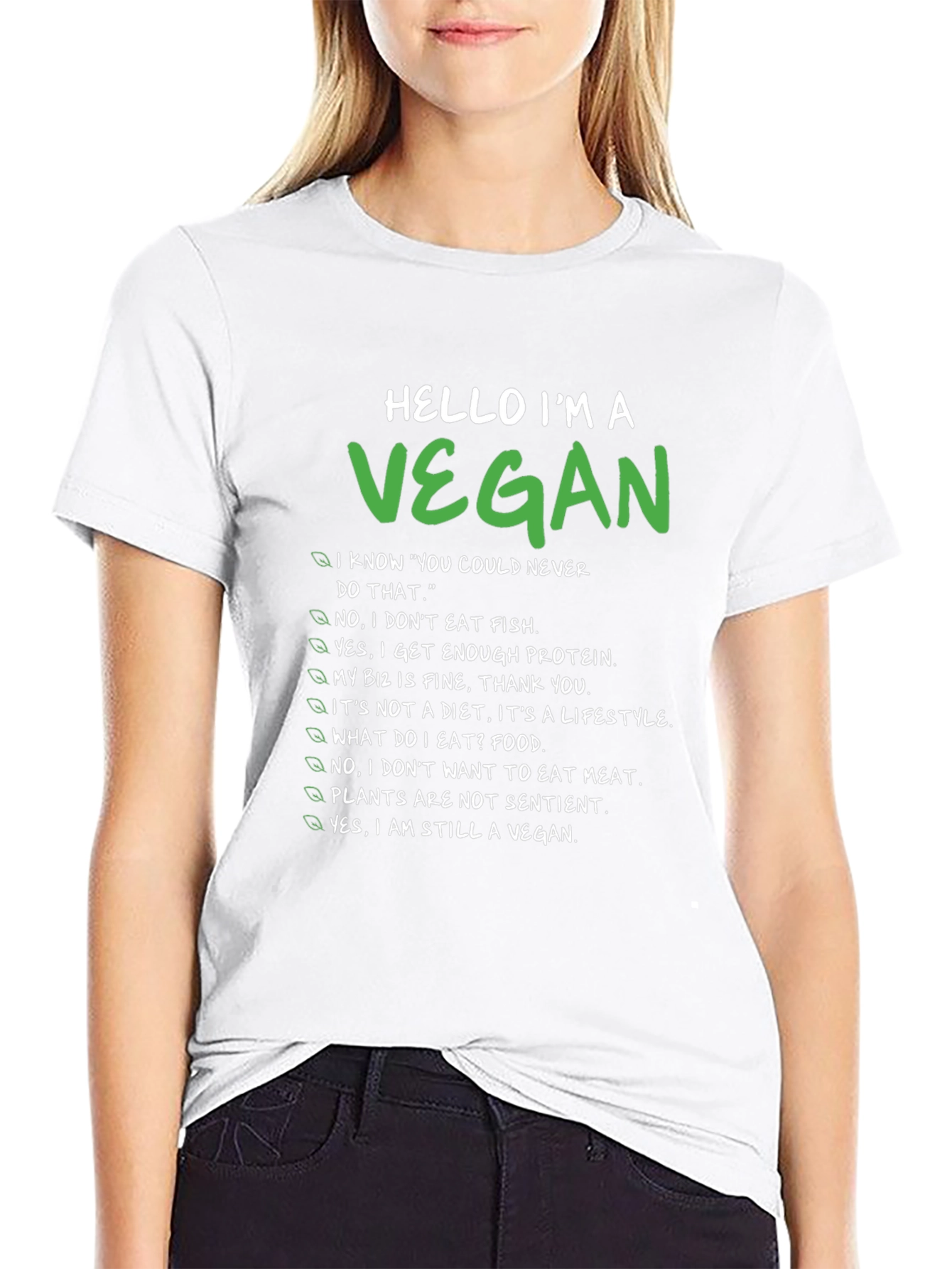 Vegan Statement T-Shirt - Funny & Comfortable