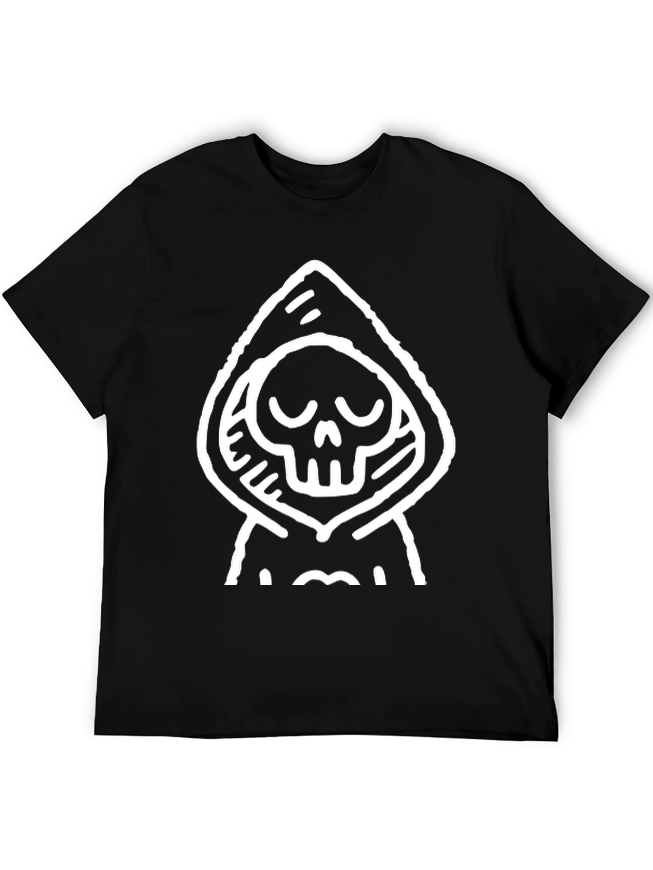Grim Reaper Graphic Tee - Casual Cotton Comfort