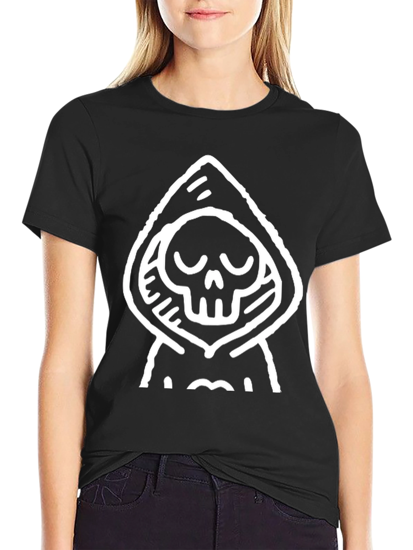 Grim Reaper Graphic Tee - Casual Cotton Comfort