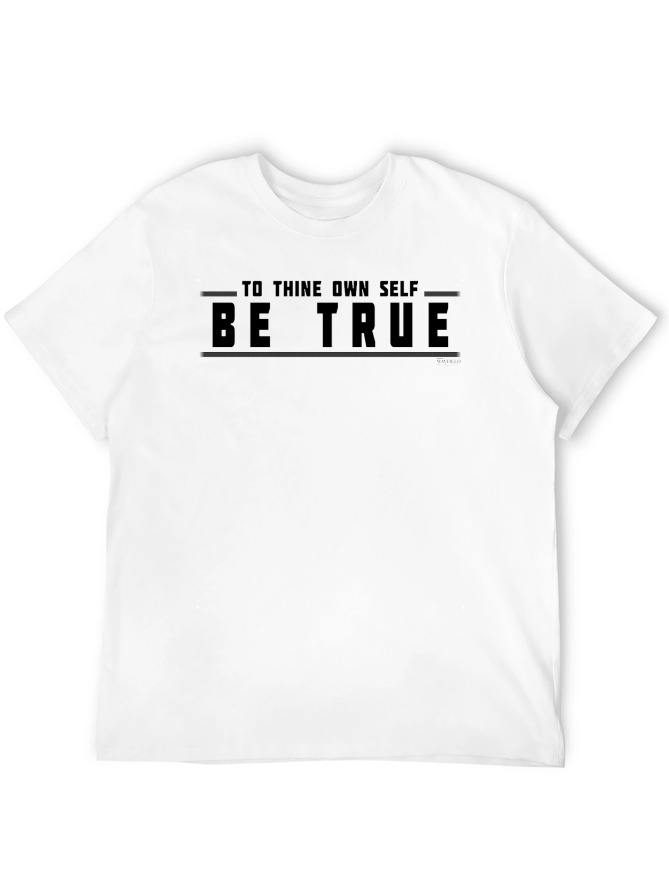 Be True Black Graphic T-Shirt
