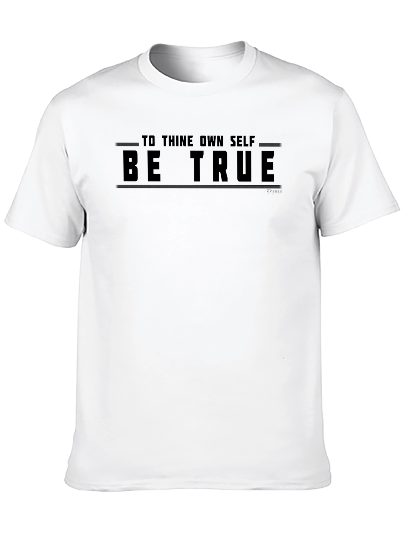 Be True Black Graphic T-Shirt