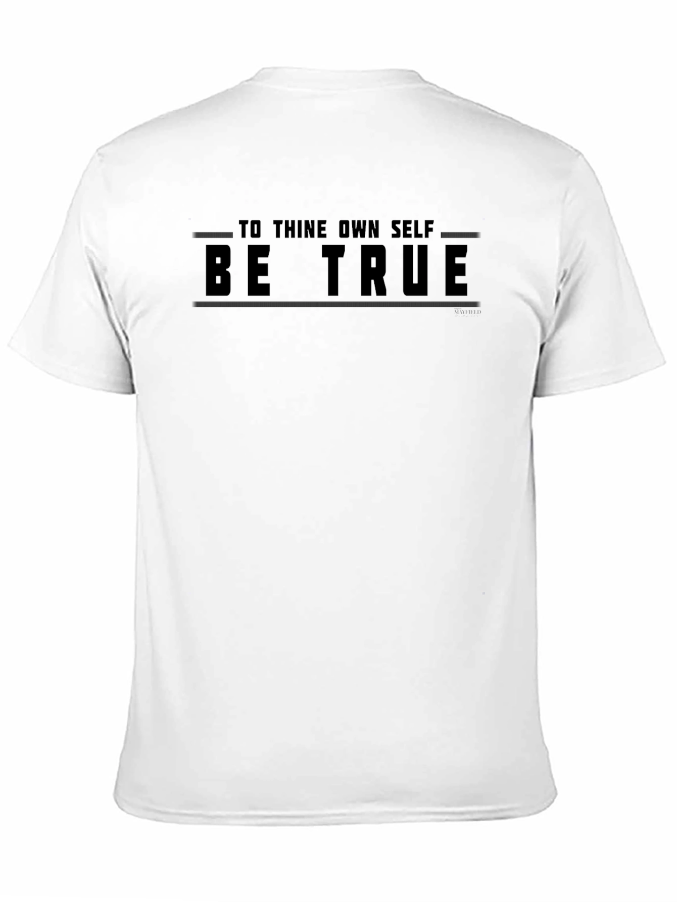 Be True Black Graphic T-Shirt