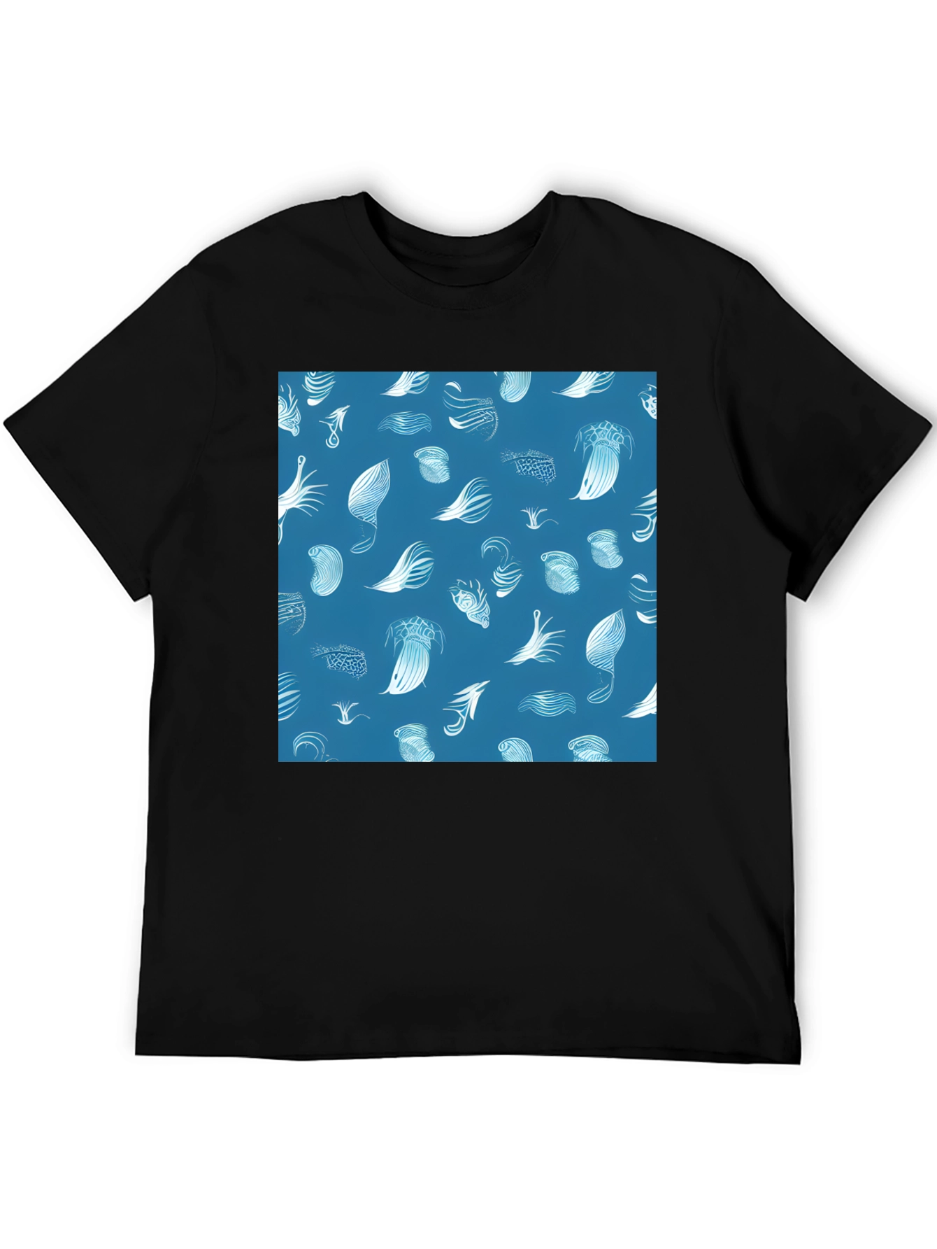 Abstract Ocean Pattern T-Shirt