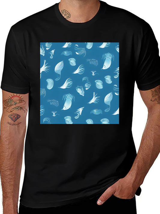 Abstract Ocean Pattern T-Shirt