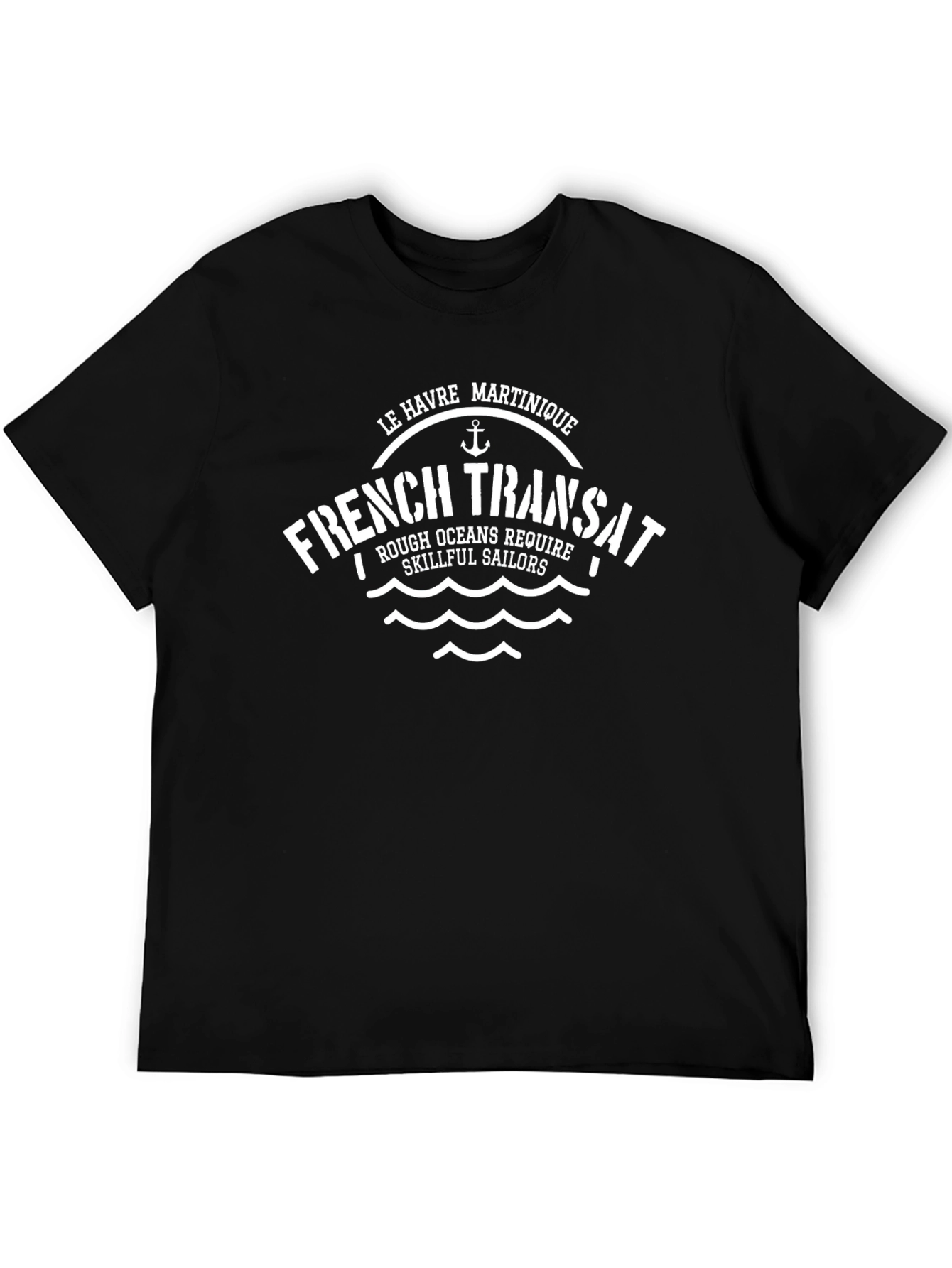 French Transat T-Shirt - Le Havre Martinique Nautical Tee