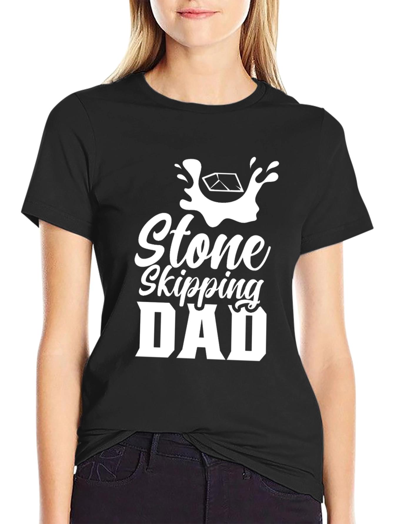 Stone Skipping Dad T-Shirt