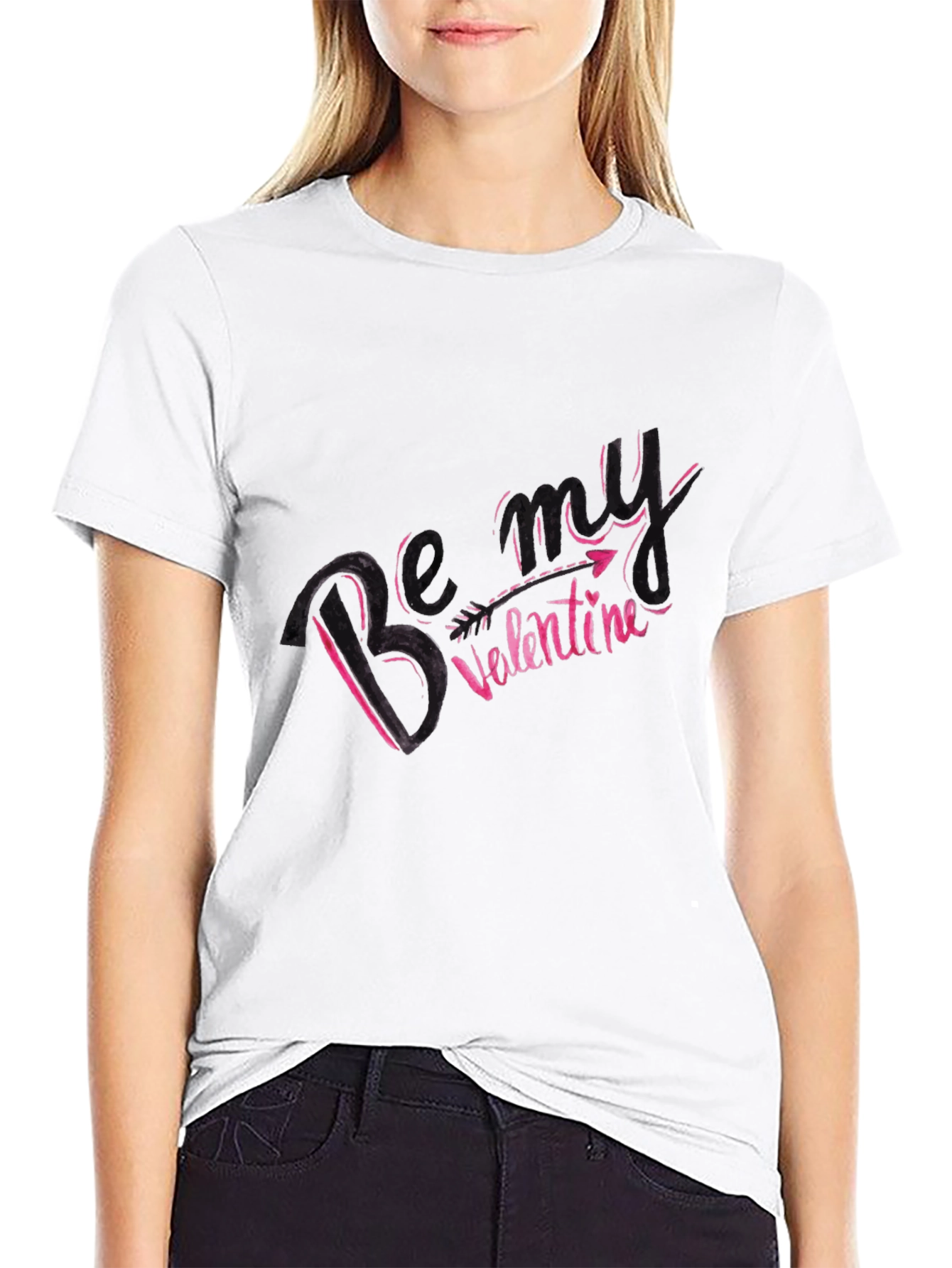 Be My Valentine Black T-Shirt