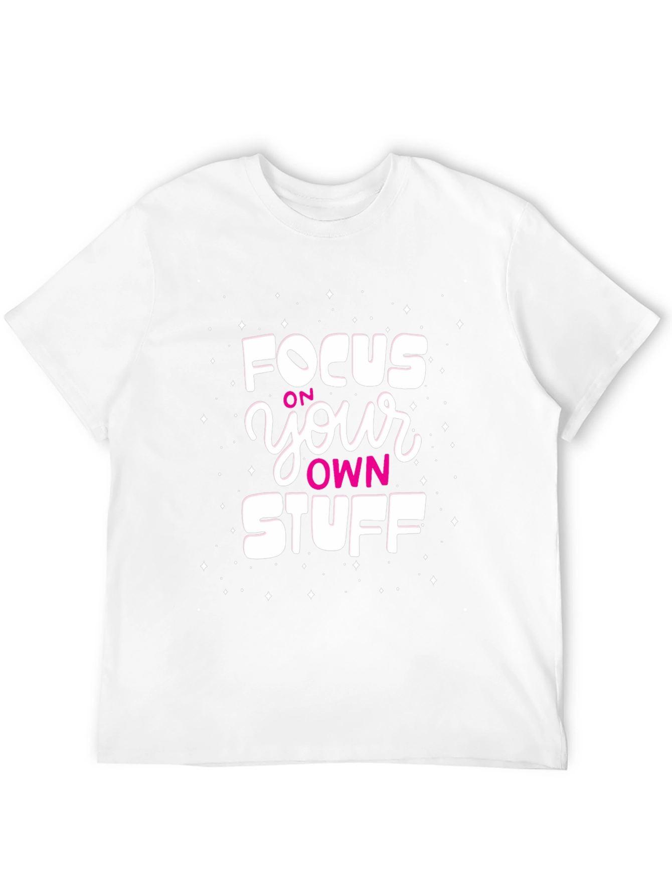 Focus on Your Own Stuff Black T-Shirt