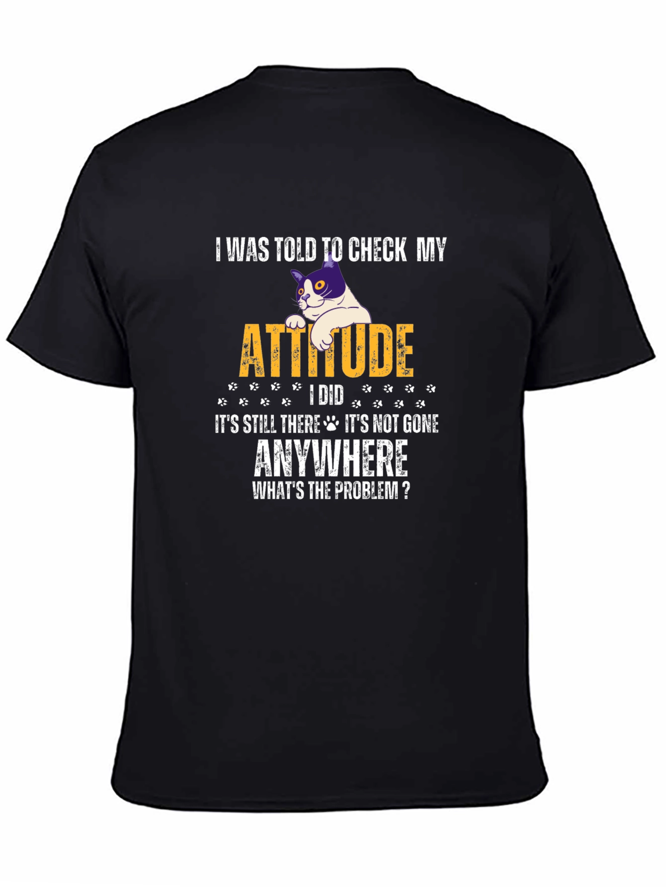 Funny Cat Attitude T-Shirt