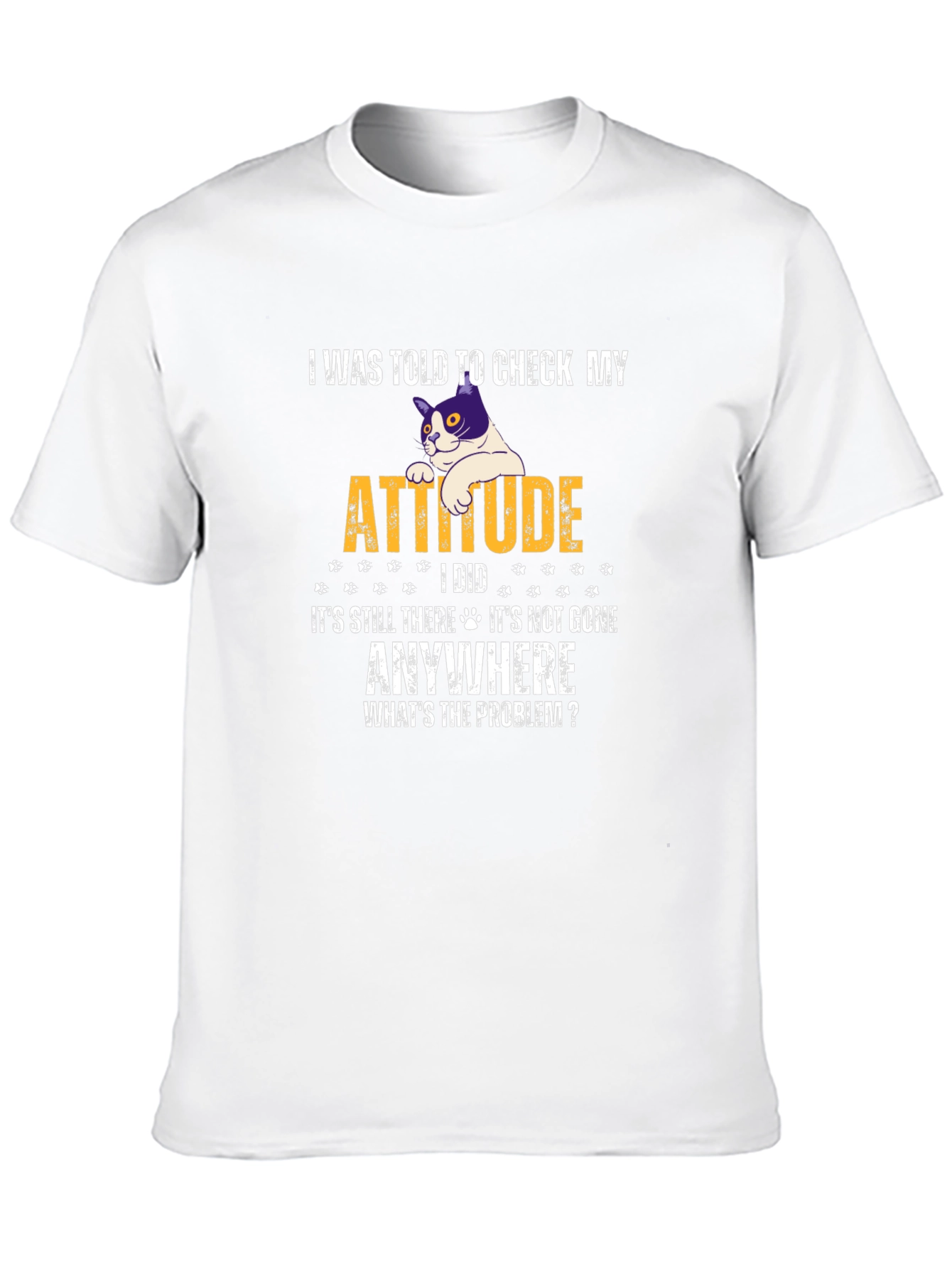 Funny Cat Attitude T-Shirt