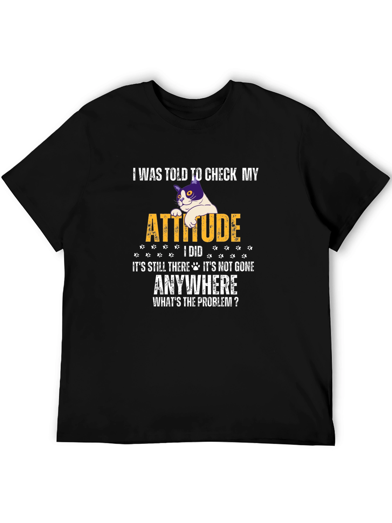 Funny Cat Attitude T-Shirt