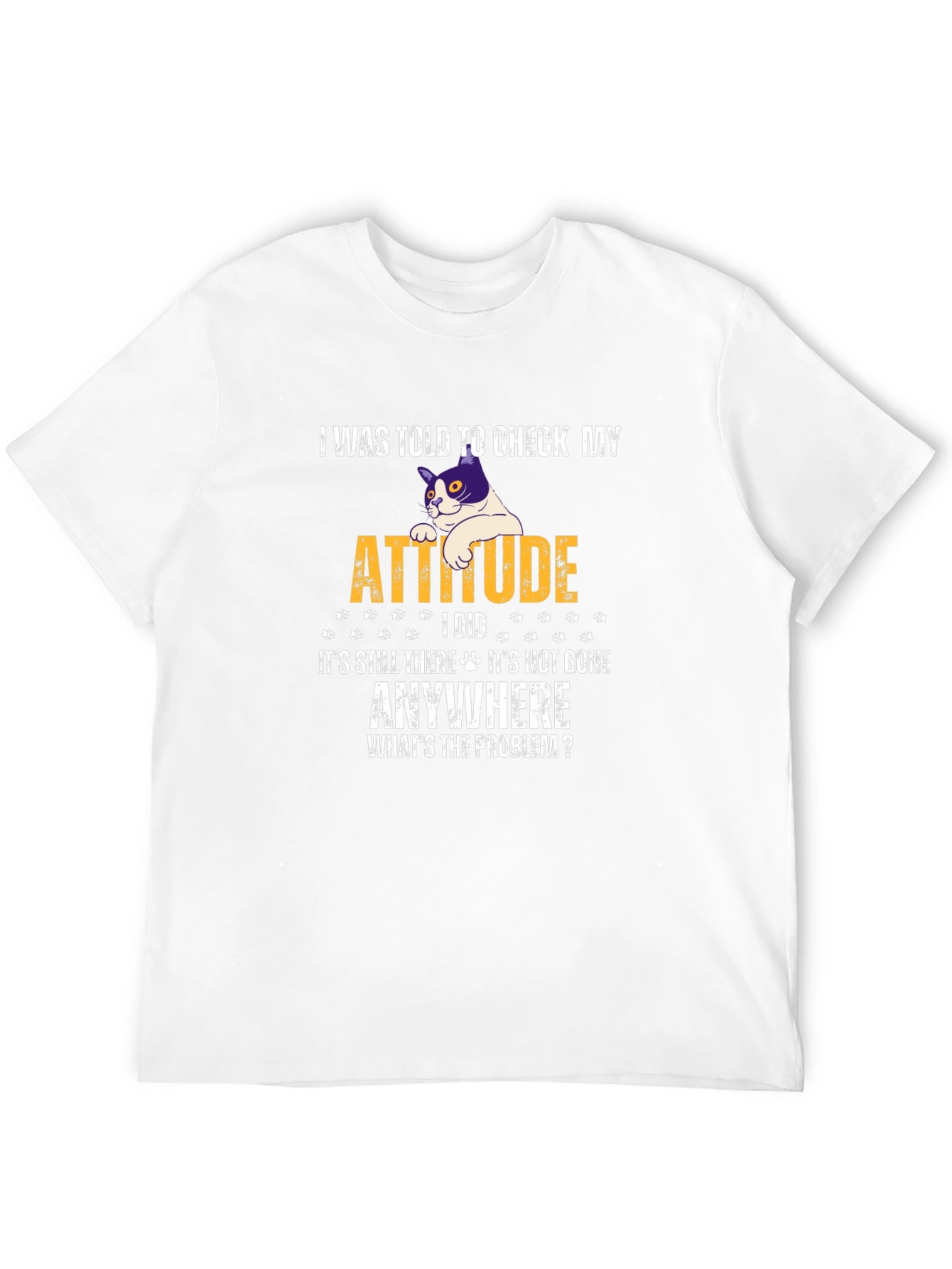 Funny Cat Attitude T-Shirt