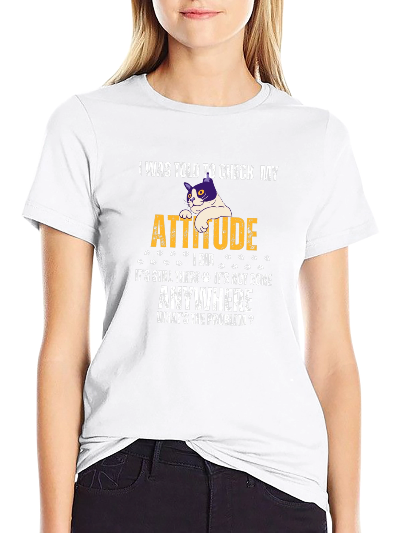 Funny Cat Attitude T-Shirt