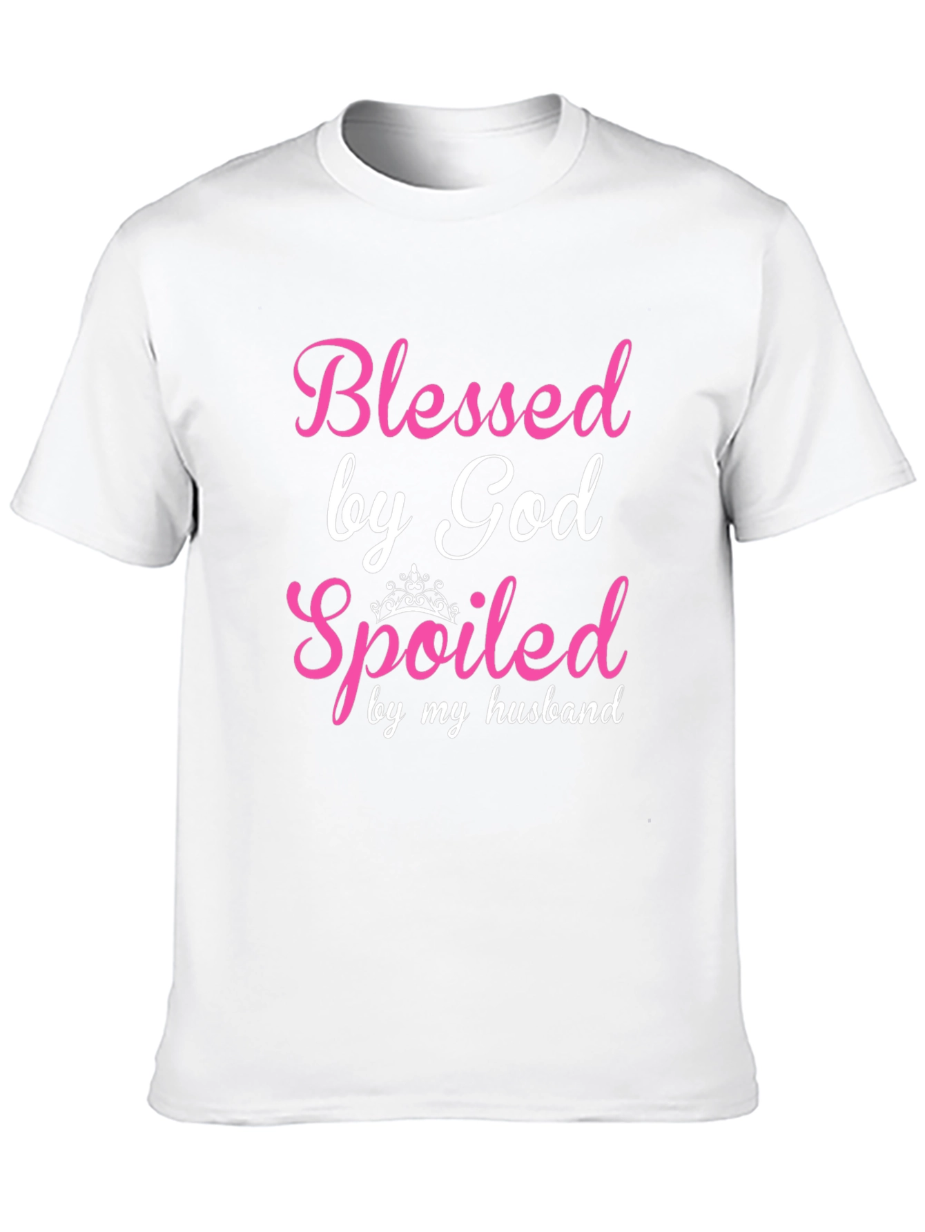 Blessed by God Spoiled by Husband T-Shirt
