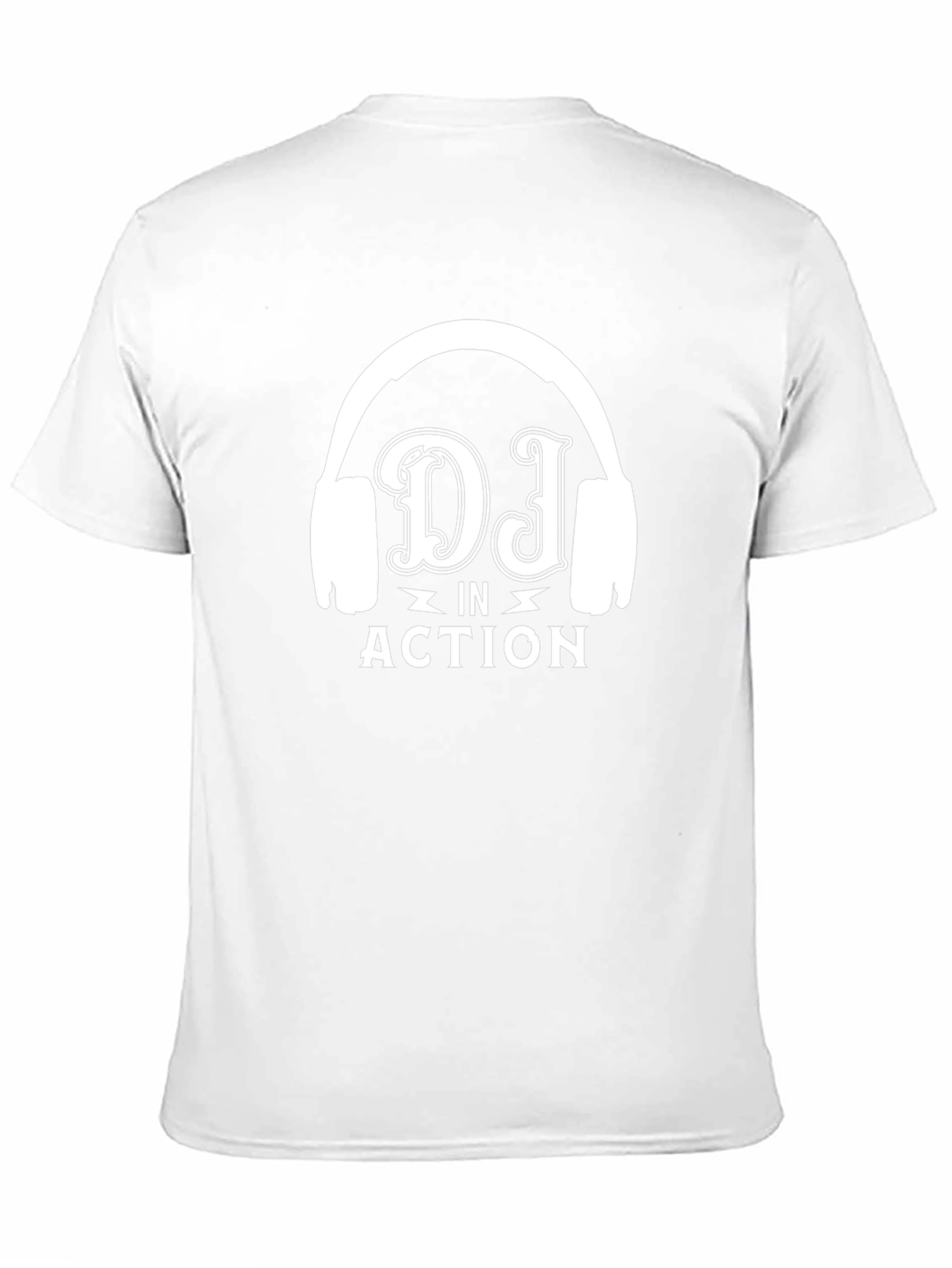 DJ in Action Graphic Tee - Black