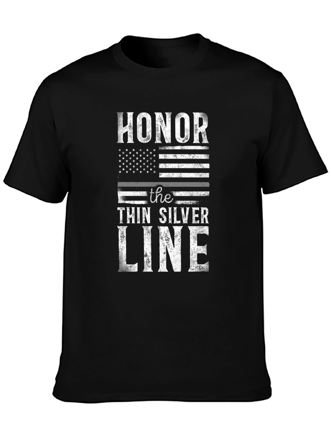 Honor the Thin Silver Line Graphic Tee