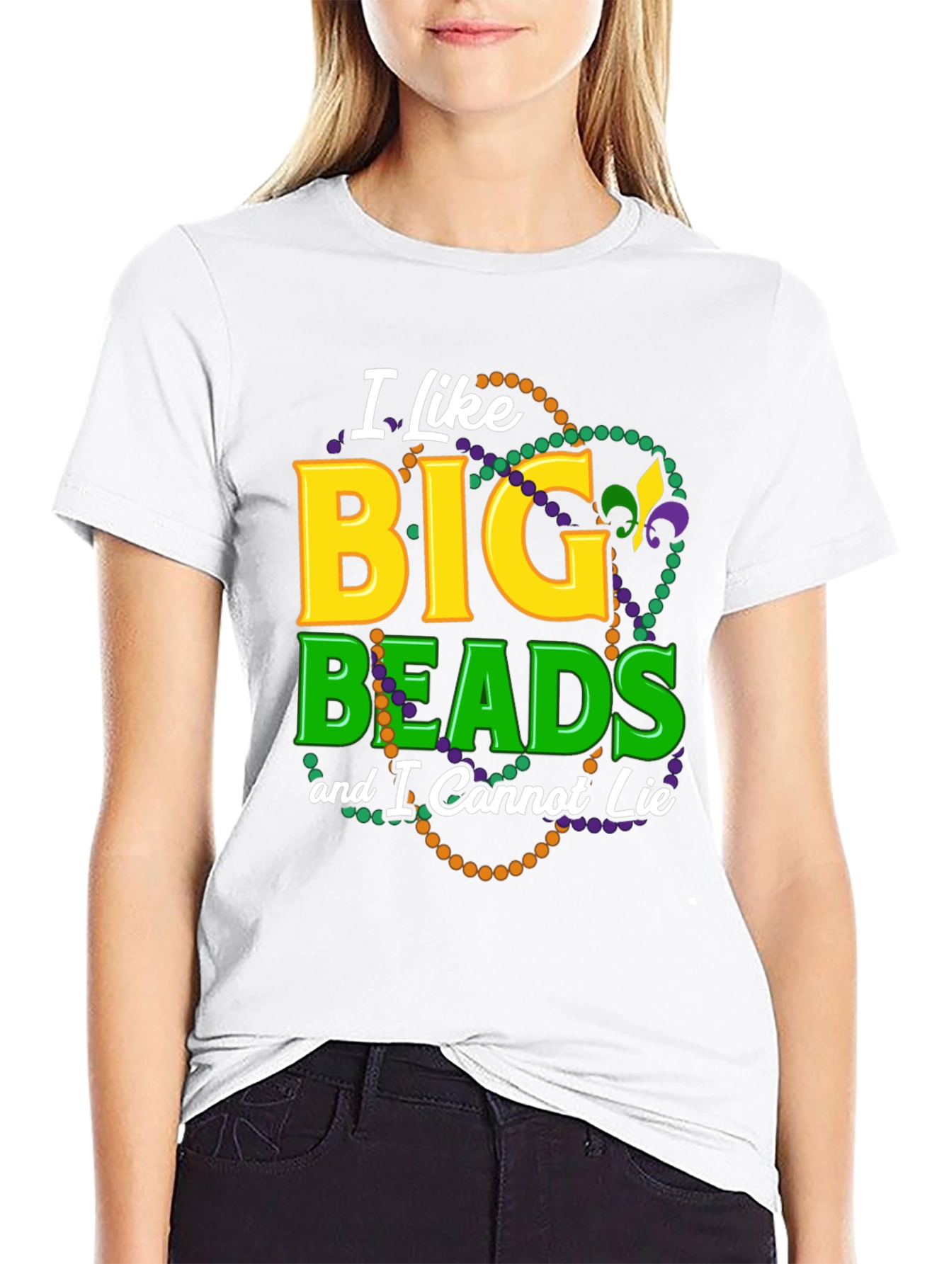 I Like Big Beads T-Shirt - Mardi Gras Tee
