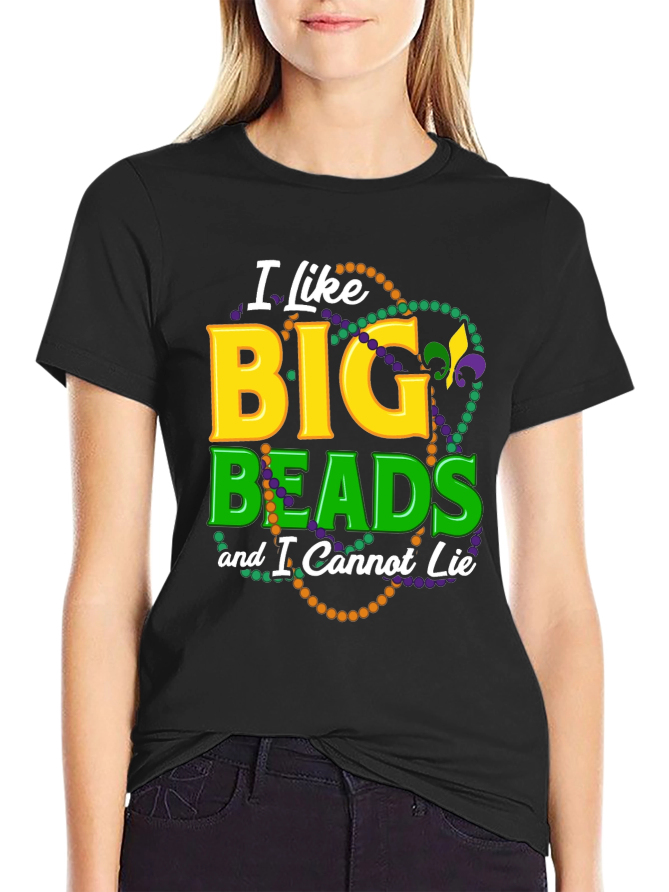 I Like Big Beads T-Shirt - Mardi Gras Tee