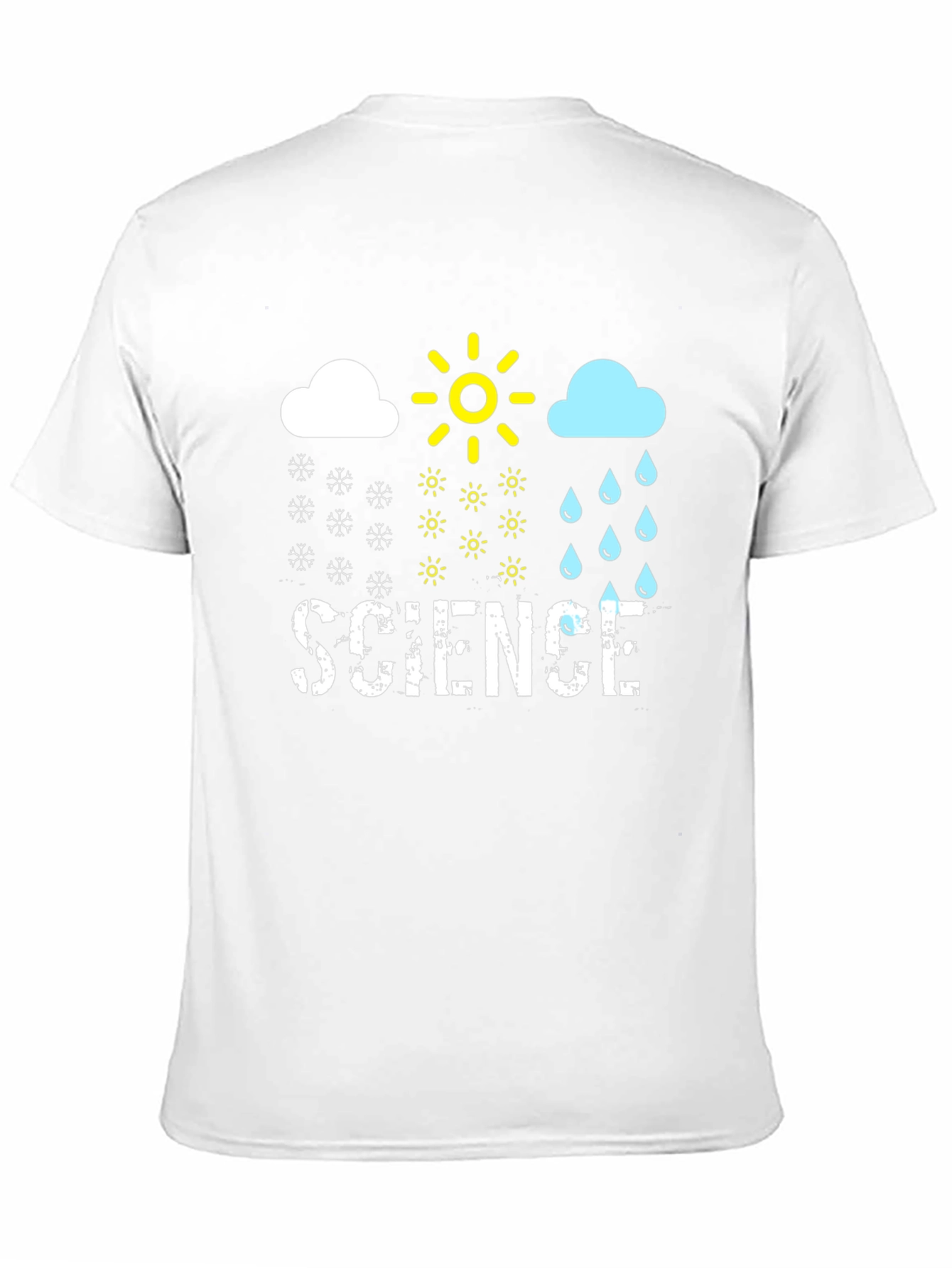 Science Weather T-Shirt - Snow Sun Rain