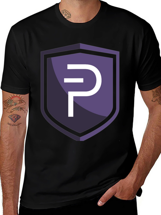 Modern Shield Logo Tee - Stylish Graphic Print