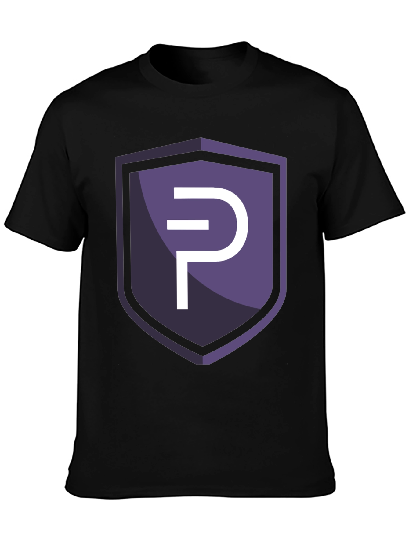 Modern Shield Logo Tee - Stylish Graphic Print