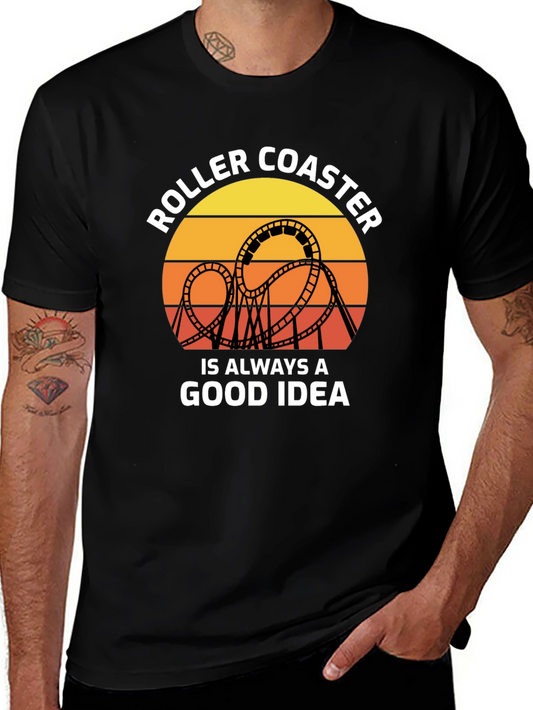 Roller Coaster Good Idea Graphic Tee
