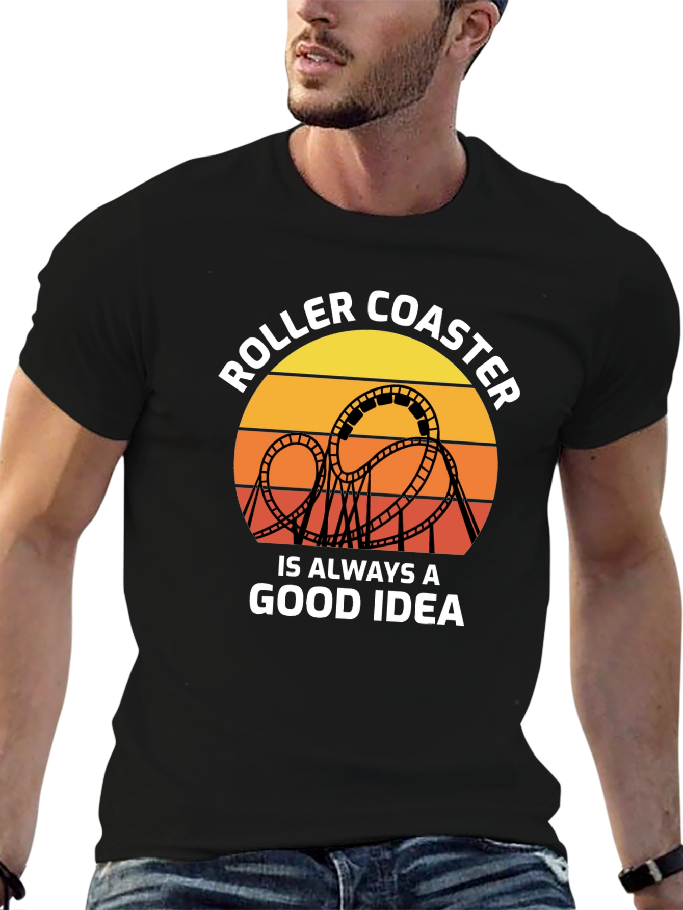 Roller Coaster Good Idea Graphic Tee