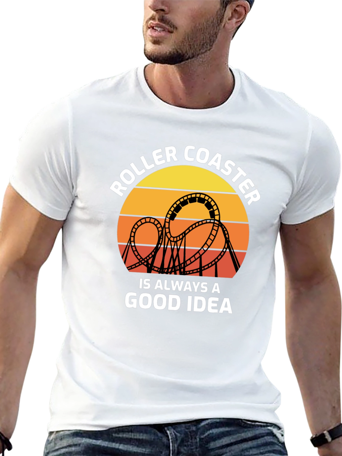 Roller Coaster Good Idea Graphic Tee