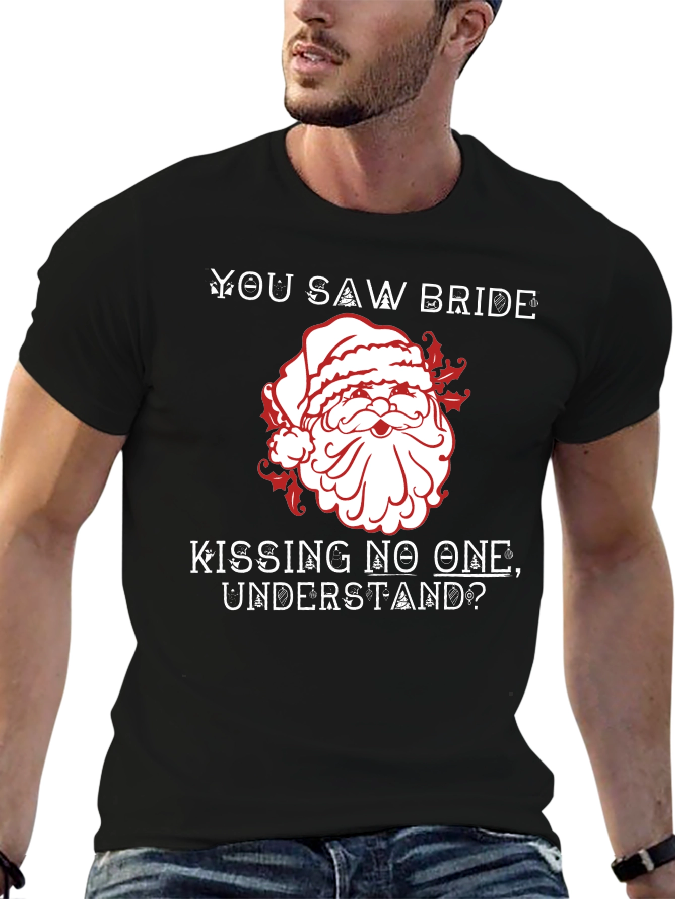 Santa Kissing No One T-Shirt
