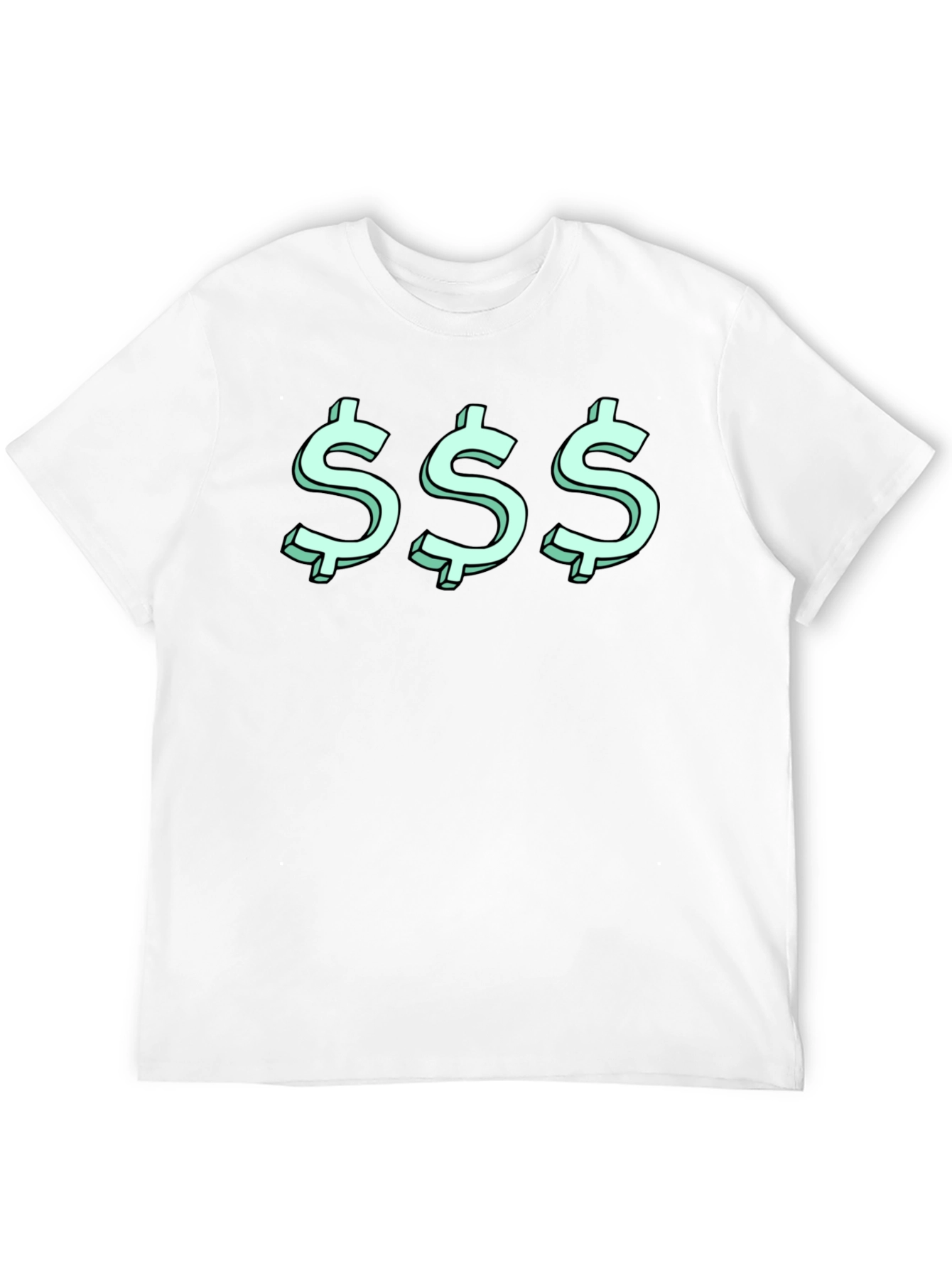 Triple Dollar Sign Graphic Tee