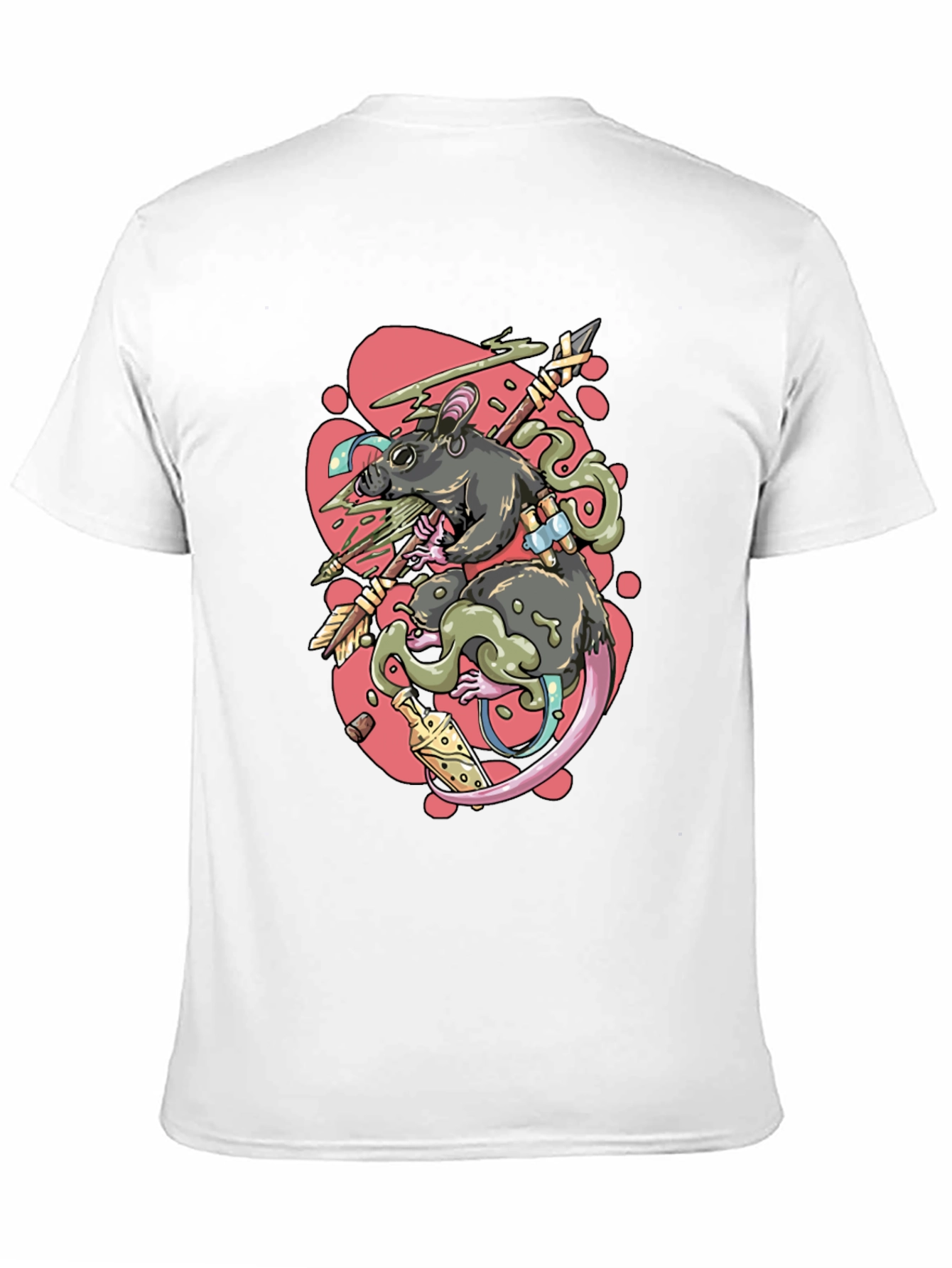 Rat Warrior Graphic T-Shirt
