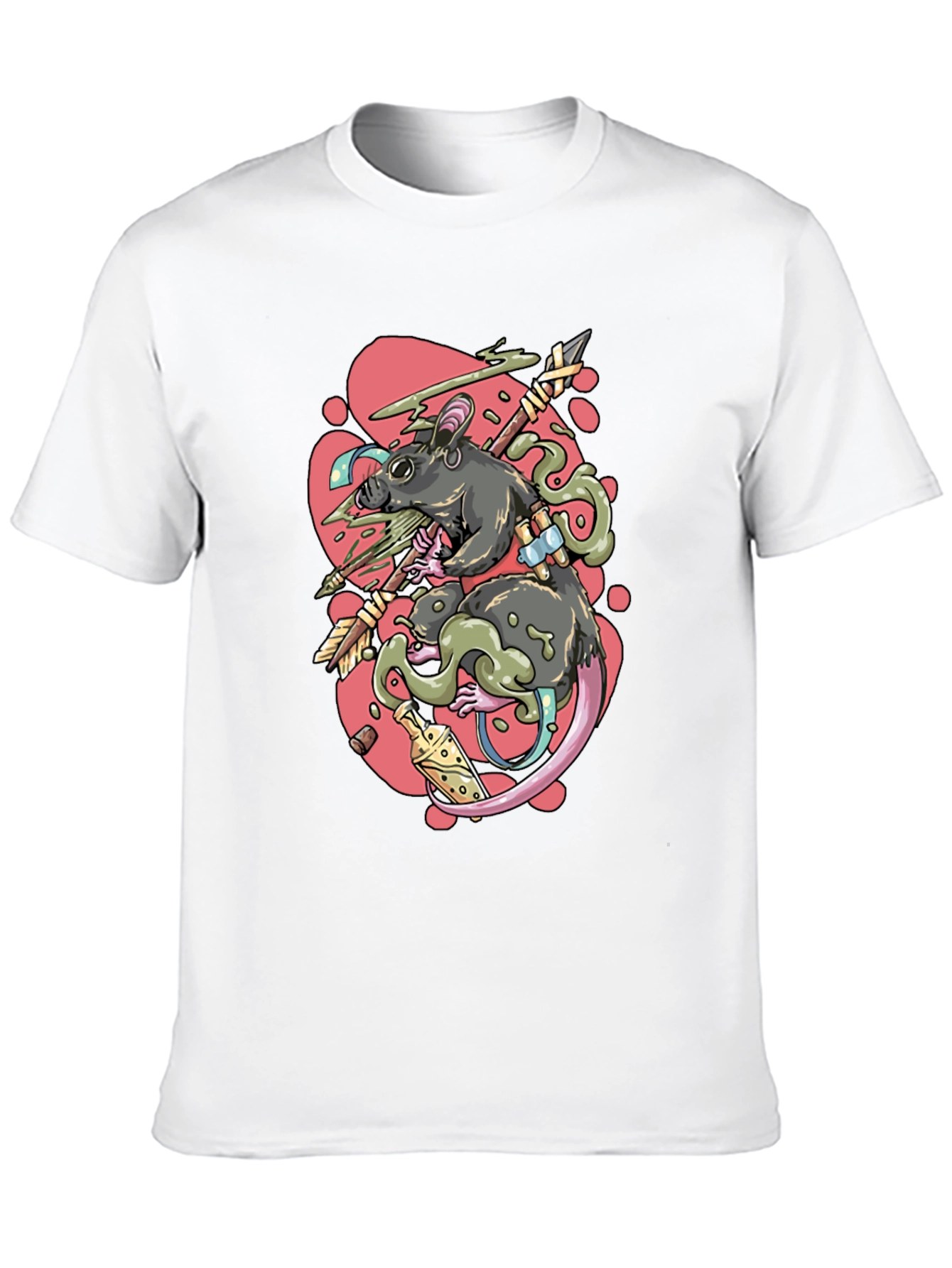 Rat Warrior Graphic T-Shirt