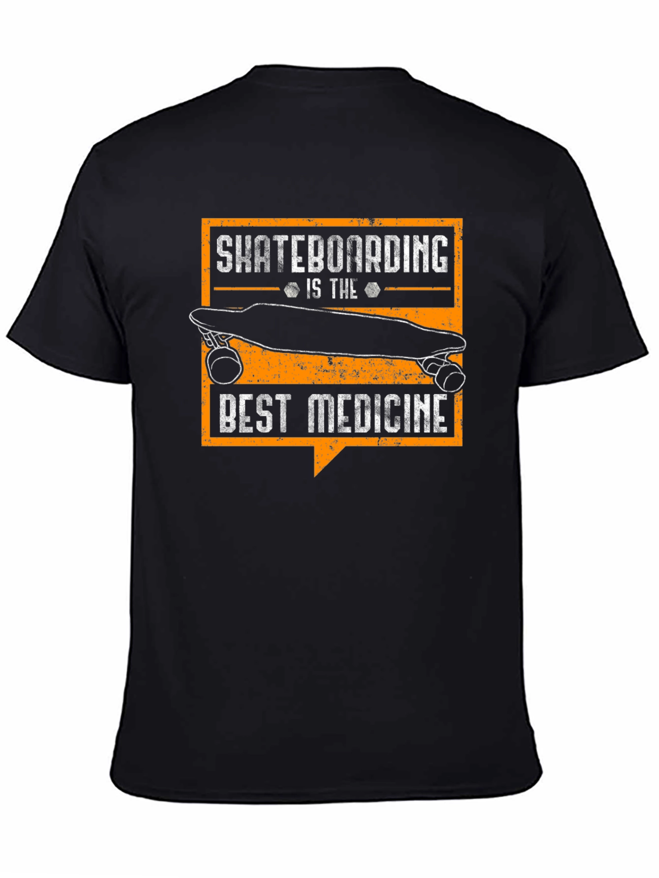 Skateboarding is the Best Medicine Graphic T-Shirt