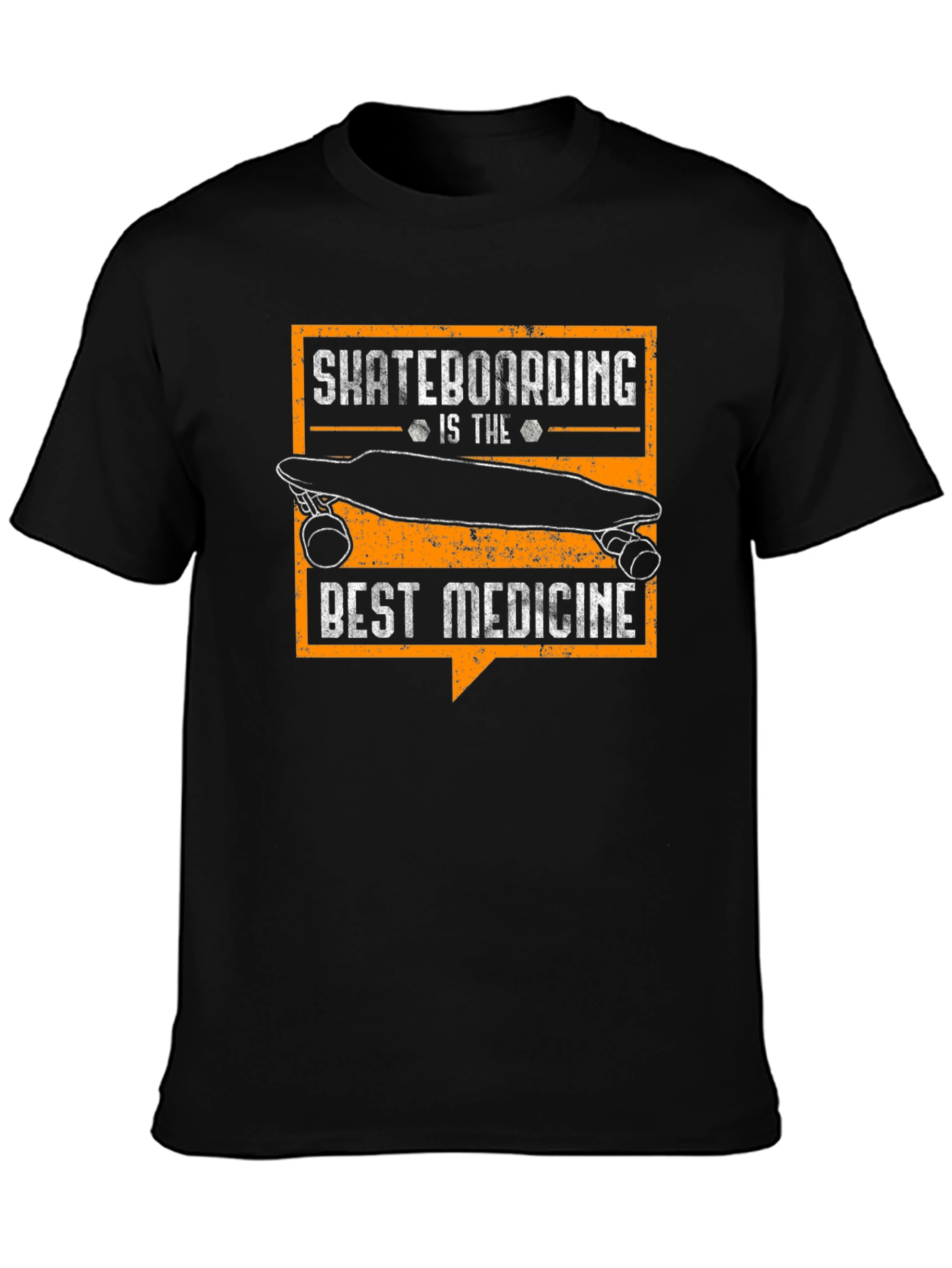 Skateboarding is the Best Medicine Graphic T-Shirt