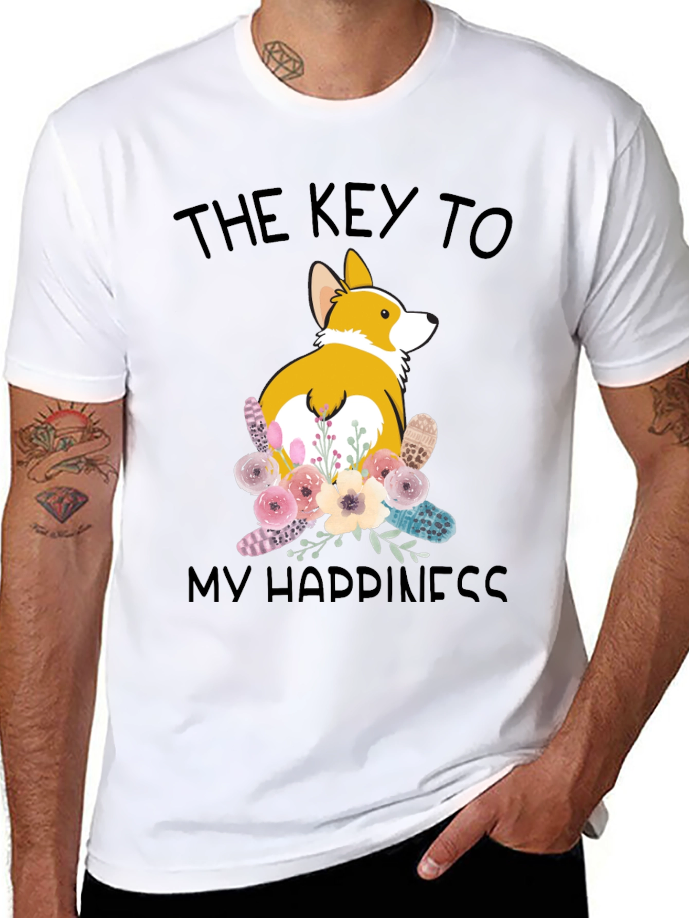 Corgi Happiness T-Shirt