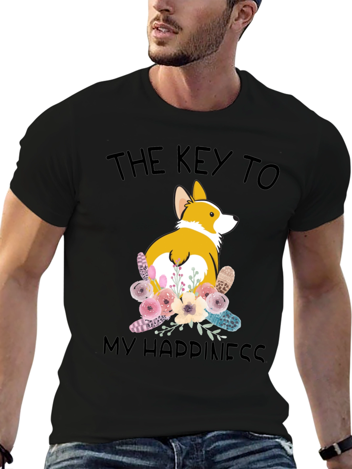 Corgi Happiness T-Shirt