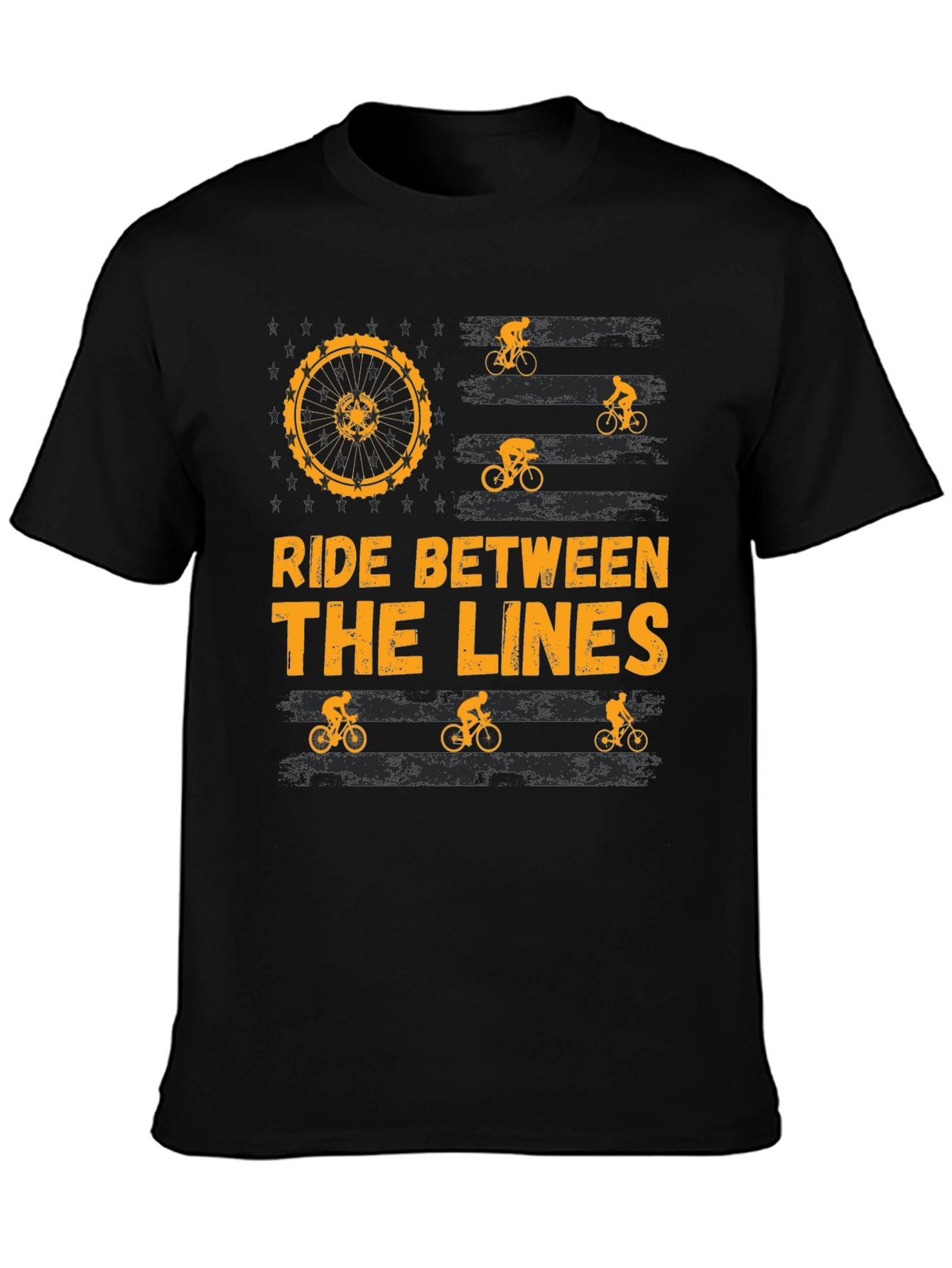 Ride Between the Lines Biker T-Shirt